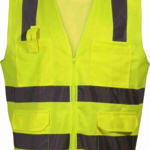 Γιλέκο υψηλής ευκρίνειας με φερμουάρ και τσέπες