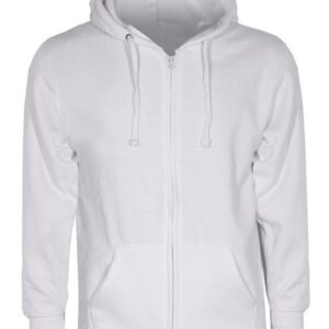 Ζακέτα φούτερ με κουκούλα WHITE
